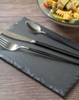 Set of 12 Dinner Knives – Black – Soprano – Amefa