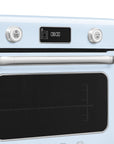 Mini Four Combiné Vapeur "Années 50" - Bleu Azur - COF01PBEU - Smeg