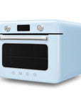 Mini Four Combiné Vapeur "Années 50" - Bleu Azur - COF01PBEU - Smeg