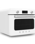 Mini Four Combiné Vapeur "Années 50" - Blanc - COF01WHEU - Smeg