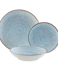 18-Piece Dinnerware Set - Blue - Lua - Versa