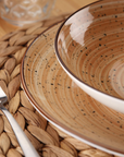18-Piece Dinnerware Set - Ochre - Lua - Versa