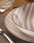 18‑Piece Dinnerware Set - Beige - Denali - Versa