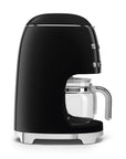 "50's Style" Drip Filter Coffee Machine - 1.4 L - Black - DCF02BLEU - Smeg