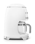 "50's Style" Drip Filter Coffee Machine - 1.4 L - White - DCF02WHEU - Smeg