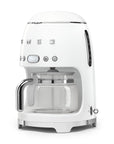 "50's Style" Drip Filter Coffee Machine - 1.4 L - White - DCF02WHEU - Smeg