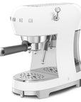 "50's Style" Manual Espresso Machine - 1 L - White - ECF02WHEU - Smeg