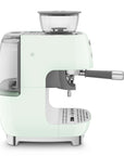 "50's Style" Manual Espresso Machine with Grinder - Pastel Green - EGF03PGEU - Smeg