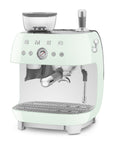 "50's Style" Manual Espresso Machine with Grinder - Pastel Green - EGF03PGEU - Smeg