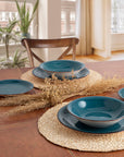 Set of 12 Dessert Plates - Ø19 cm - Blue - Vita Zafiro - Quid
