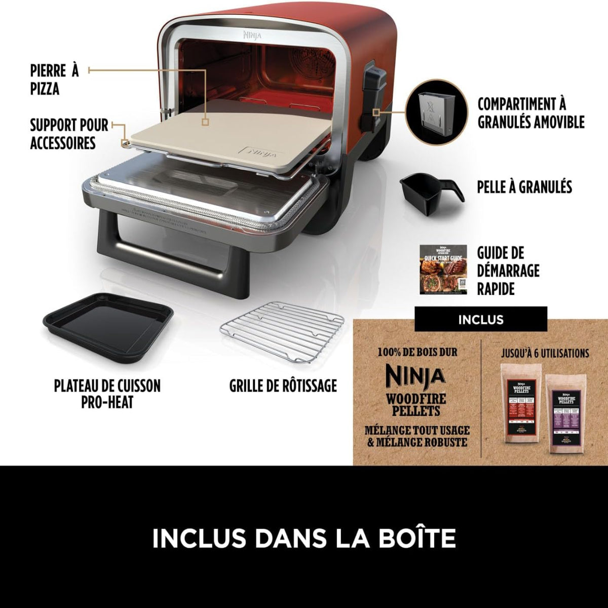 Woodfire Electric Outdoor Oven - OO101EU - Ninja