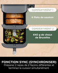 Double Stack XL Air Fryer - 9.5 L - Gray - SL400EU - Ninja