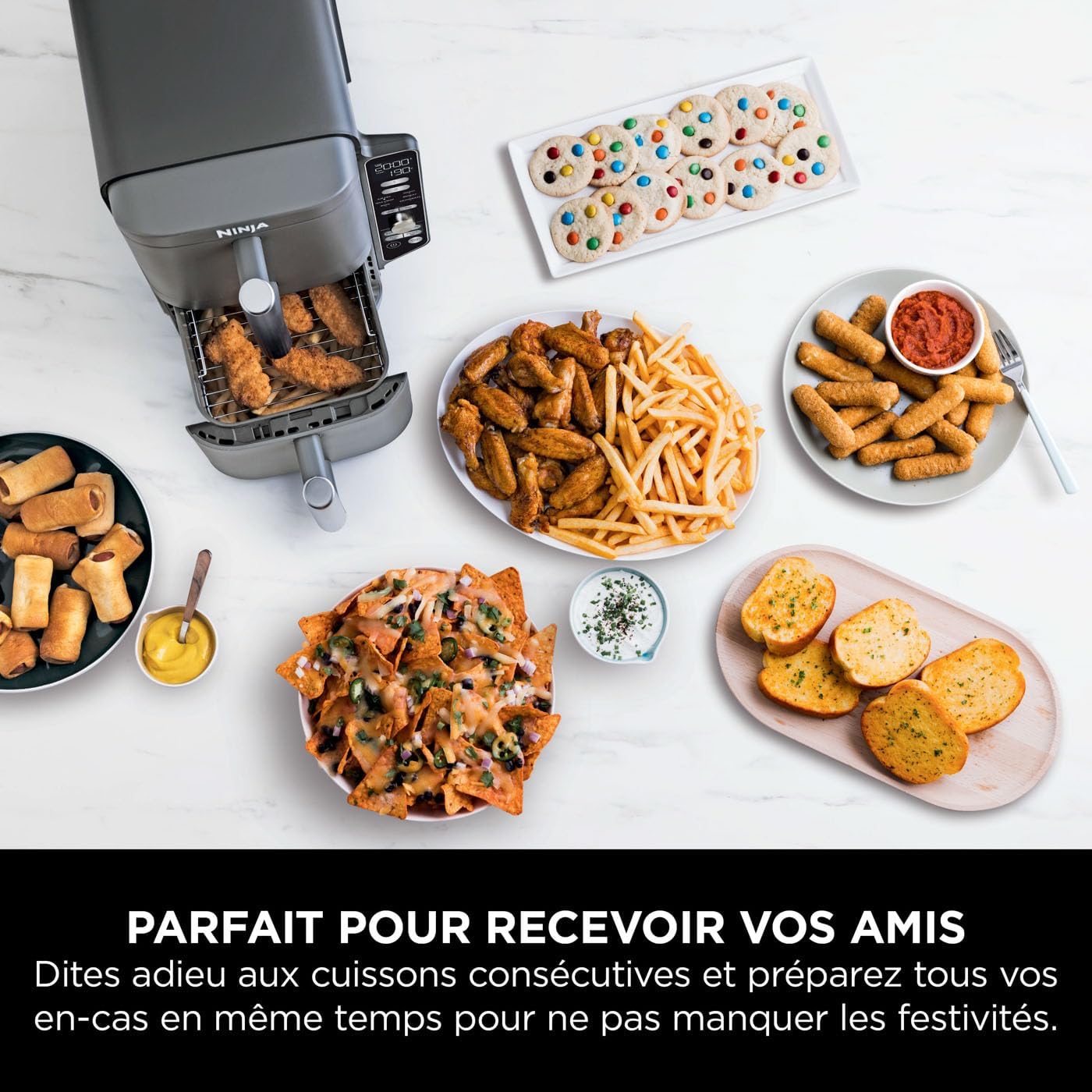 Double Stack XL Air Fryer - 9.5 L - Gray - SL400EU - Ninja
