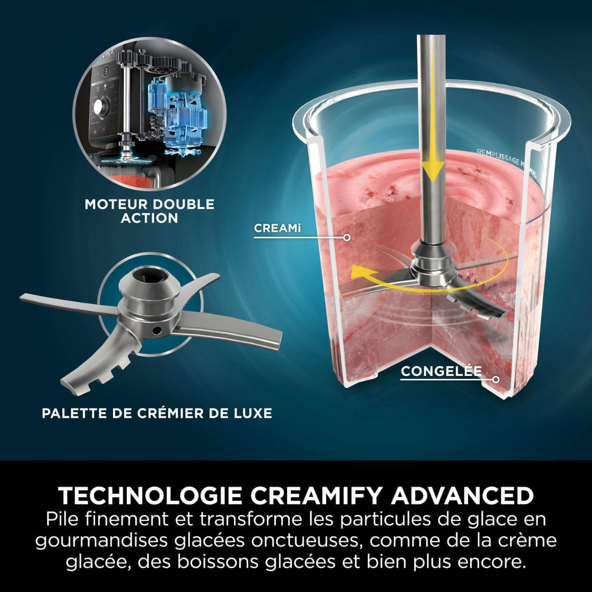 Sorbetière CREAMi Deluxe - NC501EU - Ninja