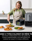 Double Stack XL Air Fryer - 9.5 L - Gray - SL400EU - Ninja