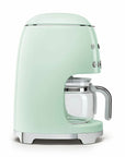 "50's Style" Drip Filter Coffee Machine - 1.4 L - Pastel Green - DCF02PGEU - Smeg