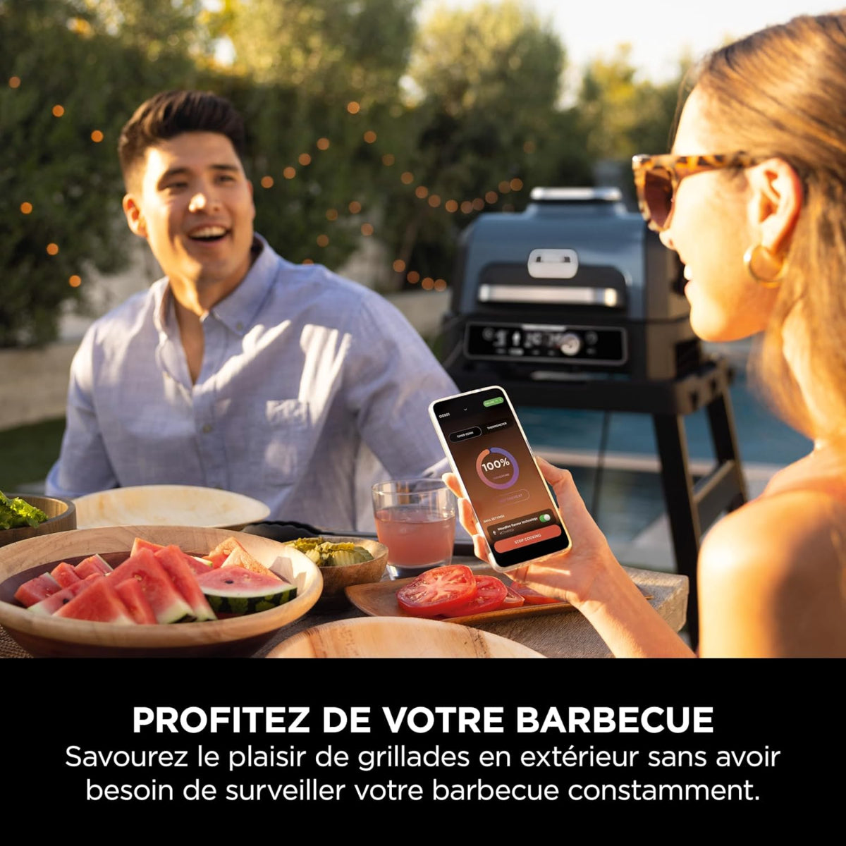 Woodfire Pro Connect™ XL Outdoor Grill &amp; Smoker - OG901EU - Ninja