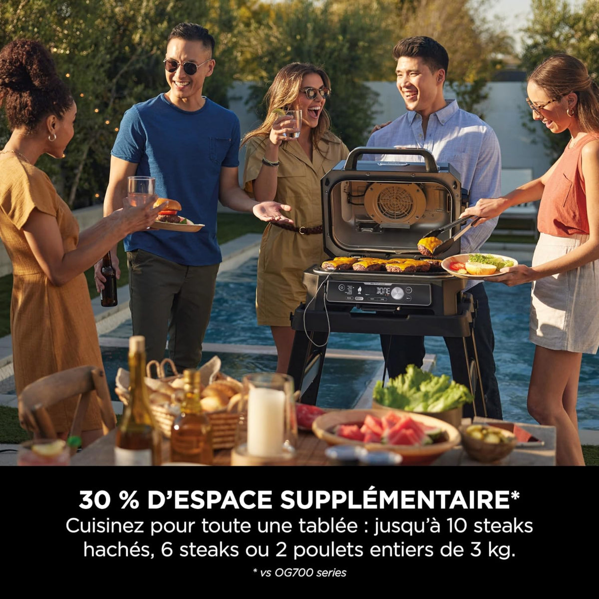 Woodfire Pro Connect™ XL Outdoor Grill &amp; Smoker - OG901EU - Ninja