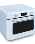 Mini Four Combiné Vapeur "Années 50" - Bleu Azur - COF01PBEU - Smeg