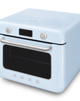 Mini Four Combiné Vapeur "Années 50" - Bleu Azur - COF01PBEU - Smeg