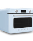 Mini Four Combiné Vapeur "Années 50" - Bleu Azur - COF01PBEU - Smeg