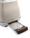Icona Vintage 2-Slice Toaster - Beige - CTOV2103.BG - De'Longhi