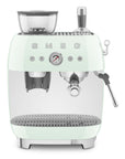 "50's Style" Manual Espresso Machine with Grinder - Pastel Green - EGF03PGEU - Smeg