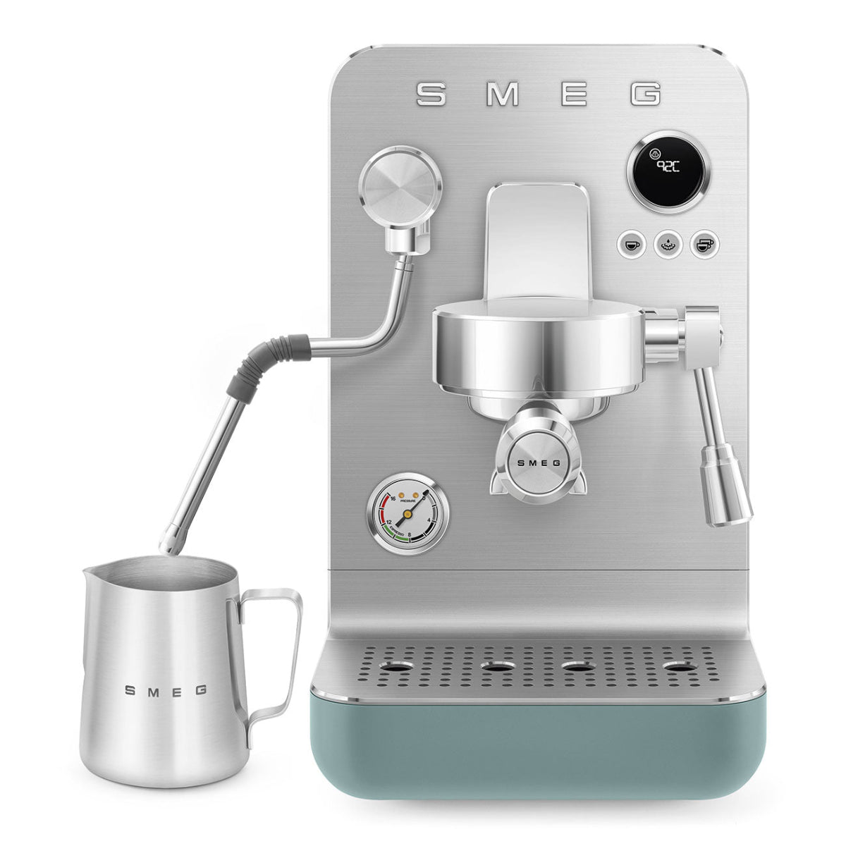 "Collezione" Semi-Professional Manual Espresso Machine - Emerald Green - EMC02EGMEU - Smeg