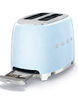 Grille-Pain "Années 50" - 2 Tranches - Bleu Azur - TSF01PBEU - Smeg