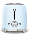 Grille-Pain "Années 50" - 2 Tranches - Bleu Azur - TSF01PBEU - Smeg