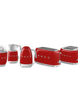 Grille-Pain "Années 50" - 4 Tranches - Rouge - TSF02RDEU - Smeg