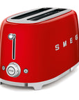 Grille-Pain "Années 50" - 4 Tranches - Rouge - TSF02RDEU - Smeg