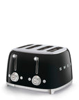 Grille-Pain "Années 50" - 4 Tranches - Noir - TSF03BLEU - Smeg