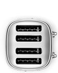Grille-Pain "Années 50" - 4 Tranches - Acier - TSF03SSEU - Smeg